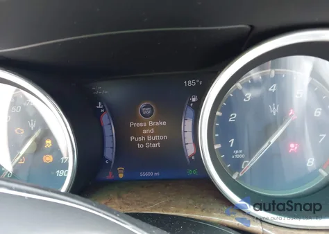 2014 Maserati Quattroporte S Q4 z USA, uszkodzony, nr VIN ZAM56RRA9E1110238